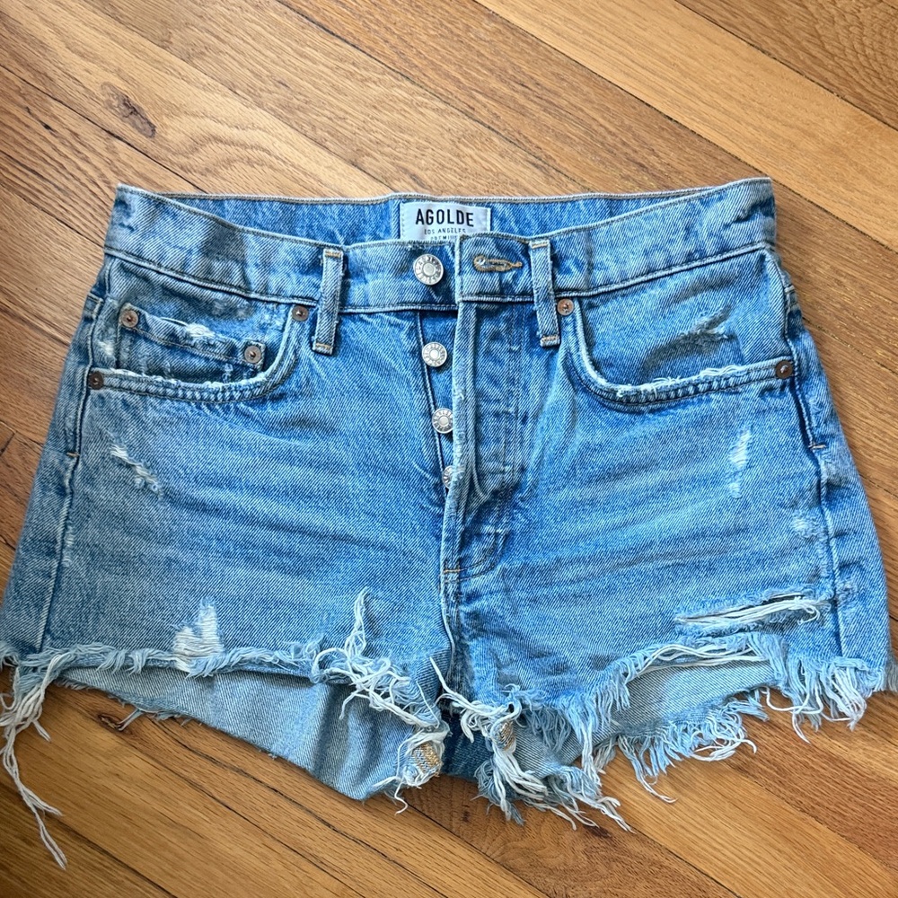 Agolde denim shorts